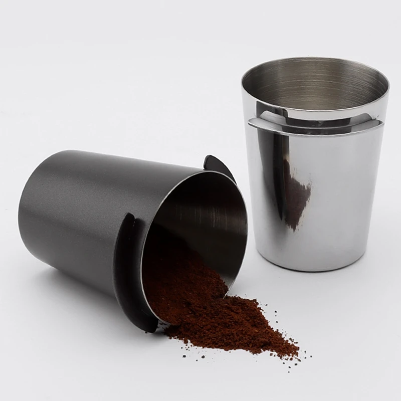 51Mm Coffee Dosing Cup Sniffing Mug For Espresso Machine Wear Resistant Stainless Steel Coffee Dosing Cup