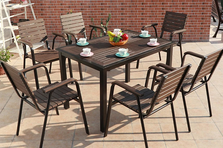 

Modern and minimalist outdoor balcony table and chair wholesale outdoor courtyard garden iron art table and chair combination