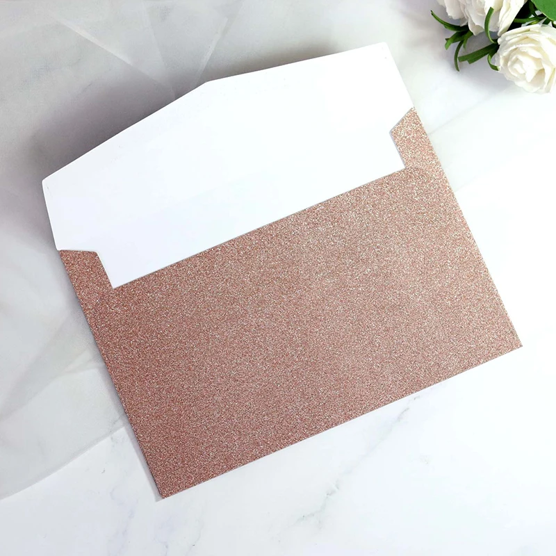 50pcs/lot Envelope for Wedding Small Business Supplies Postcard Giftbox Paper Message Letters Invitations Stationery Envelopes