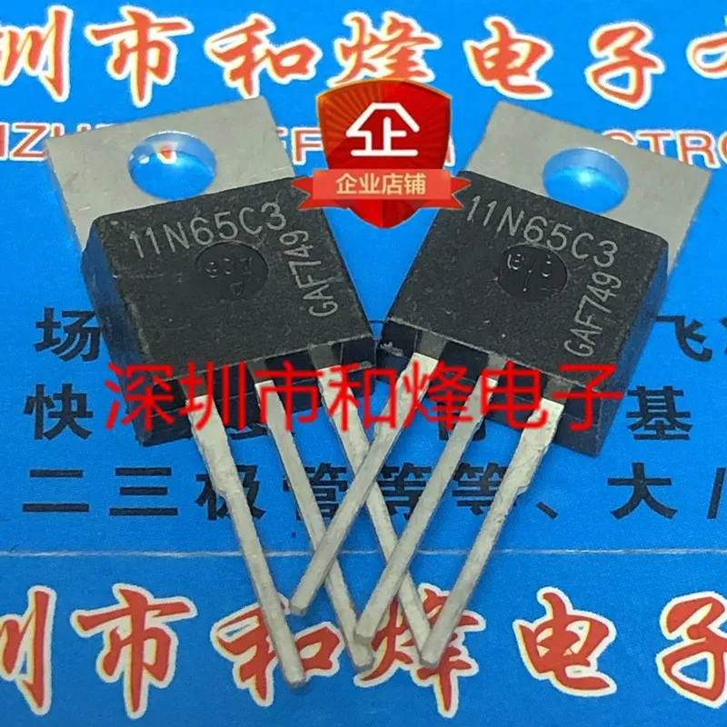 Original 5pcs/ 11N65C3 SPP11N65C3 TO-220 650V 11A