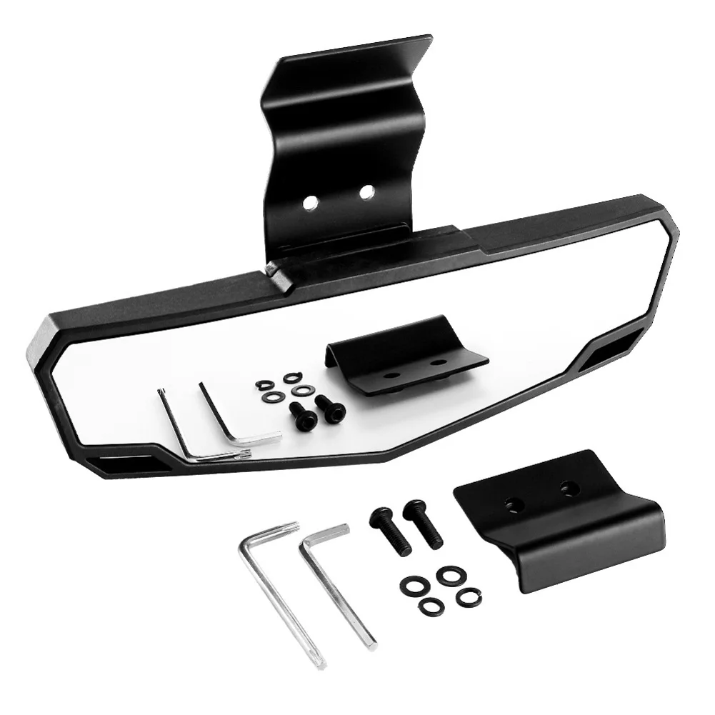 

Black UTV Rearview Mirror Central Rearview Mirror For UTV Motor Vehicle Parts Quick Installation Stylish Appearance