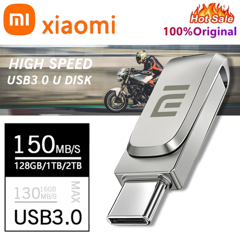 

Xiaomi USB Flash Drive USB 3.0 Mini Pendrive 512GB 256GB 128GB Pen Drive Read Speed Up To 100M/ S Waterproof Memory Stick U Disk