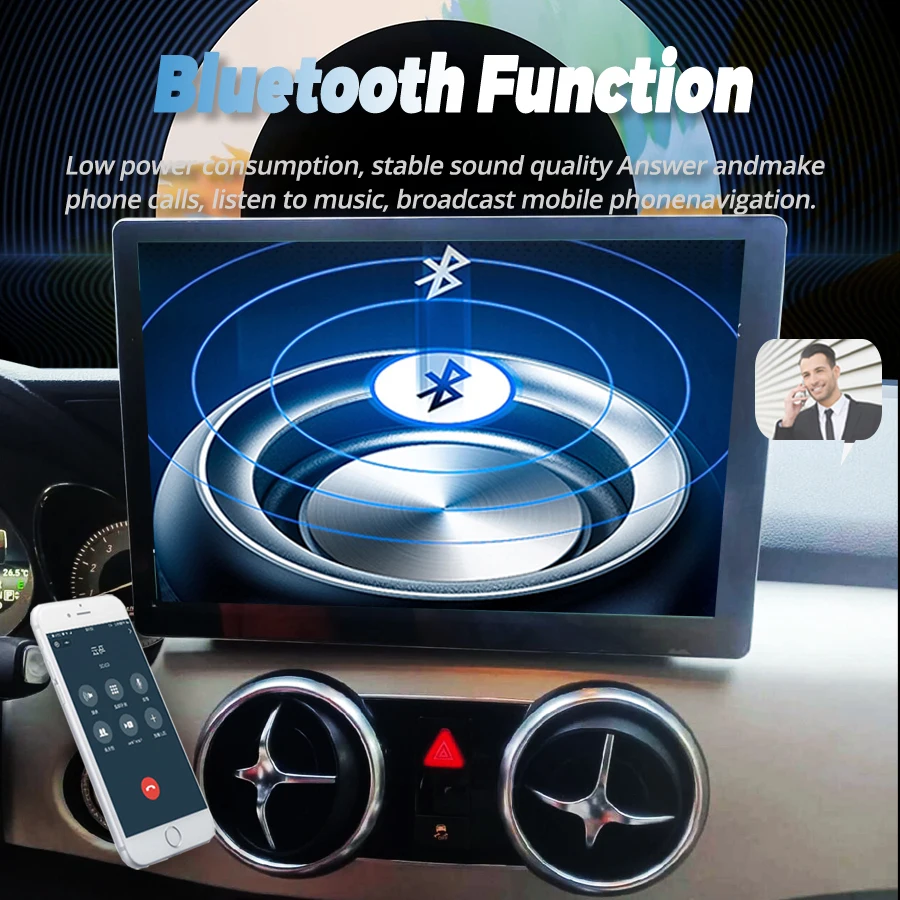 カーマルチメディアプレーヤー,13.3インチ,ベンツ,Android 14,CarPlay,自動,GPS,ステレオ,ベンツ,glk, glk200, glk260, glk300, glk350,x204