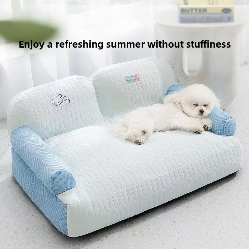 New Double-sided Pet Couch for Small Dogs and Cats, All-season, Breathable and Cool Dog Bed for Spring and Summer