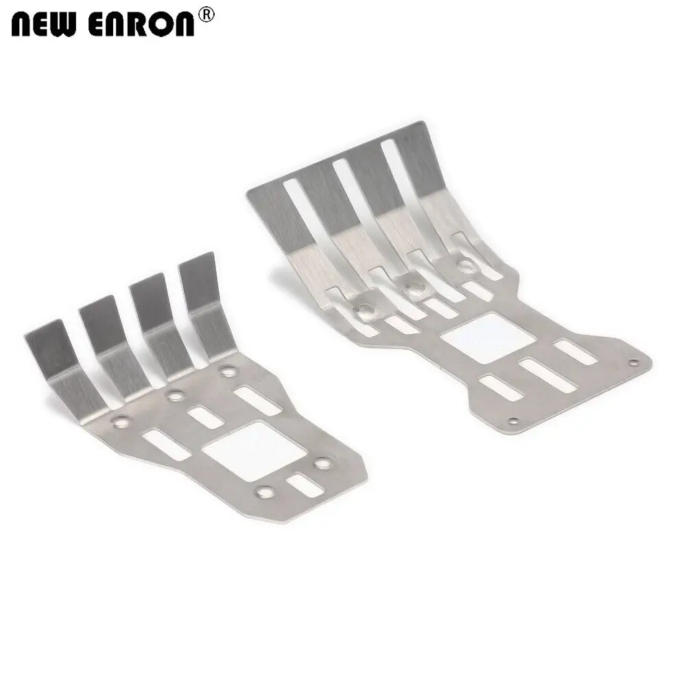 Stainless Steel Front Rear Chassis Skid plates ARA320540 For ARRMA 1/7 X-Large 6S 4WD Mojave ARA7204 ARA106058 ARA7604V2