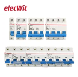 32A Household Circuit Breaker 63A 1P 2P 3P 4P Single-phase Three-phase C45 Air Switch Air Switch DZ47