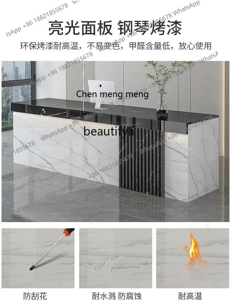 X Ayh Company front desk cashier shop bar counter modern baking paint reception clothing store beauty salon counter