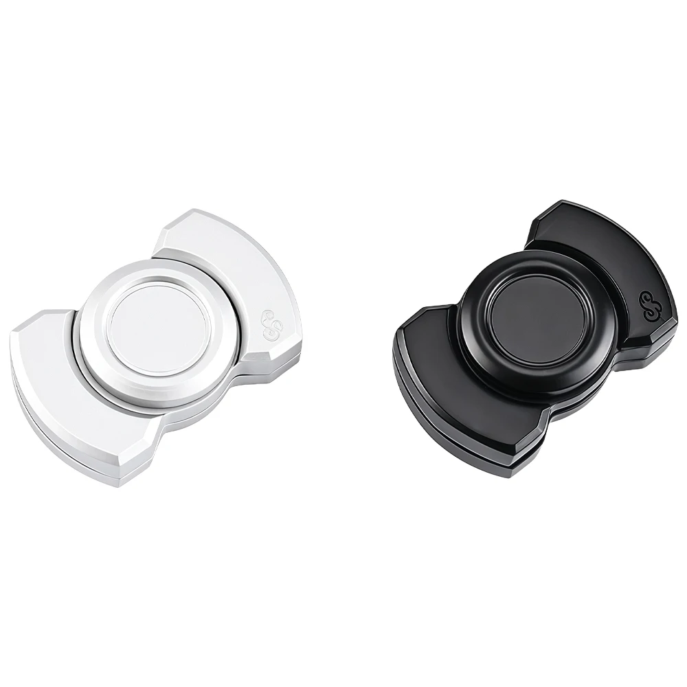 Fidget Spinner 3 en 1 y deslizador magnético: juguete de metal EDC para aliviar el estrés con botón de clic para adultos, antiansiedad y enfoque