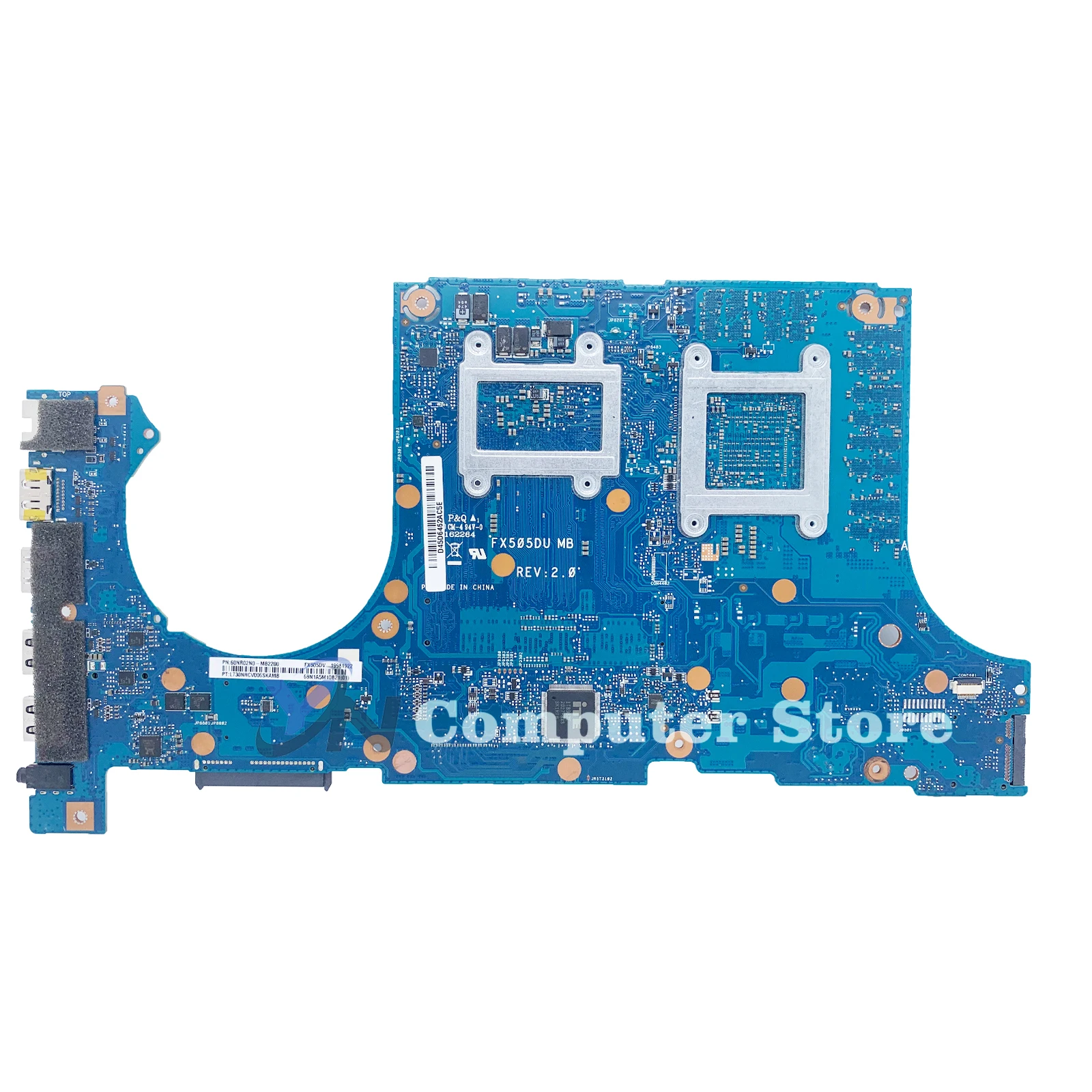 Notebook FX505D R5-3550H R7-3750H RTX2060-6G GTX1660TI-6G Mainboard For ASUS FX505DU FX505DV Laptop Motherboard 100% TEST OK