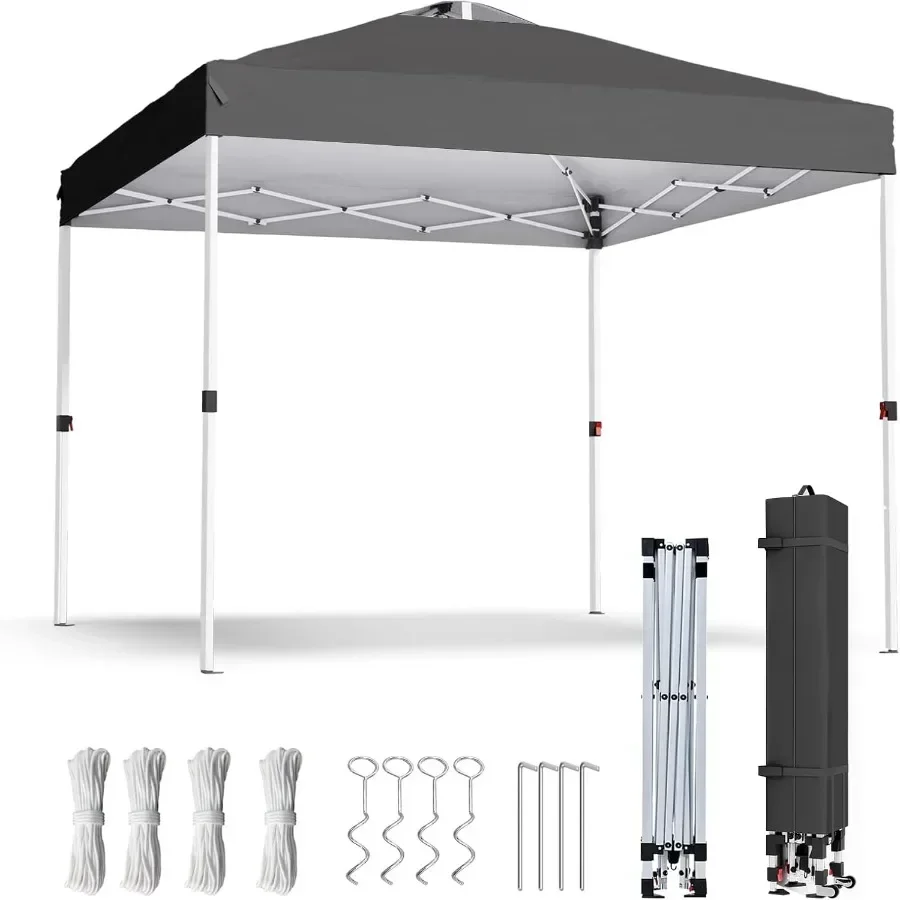 10x10 Pop Up Canopy, Heavy Duty Pop Up Tent with Carrying Bag for Easy Moving, Easy Up Canopy Tent for Parties, Events, Camping