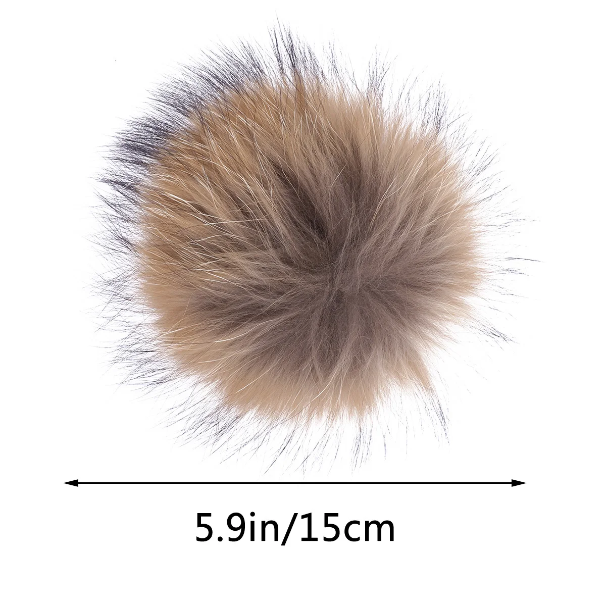 مريحة Pompom الكرة البني المفاجئة السحابة الملابس التبعي للقبعات الأحذية والأوشحة أكياس لا رائحة ثقيلة لينة سقيفة مقاومة