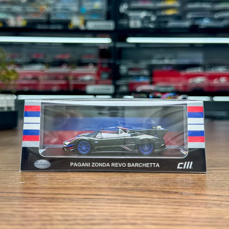 CM Model 1/64 ZONDA REVO BARCHETTA APAxpo Legering Motorvoertuig Speelgoed spuitgieten Metalen Model Collectie Jongen Kerstcadeaus