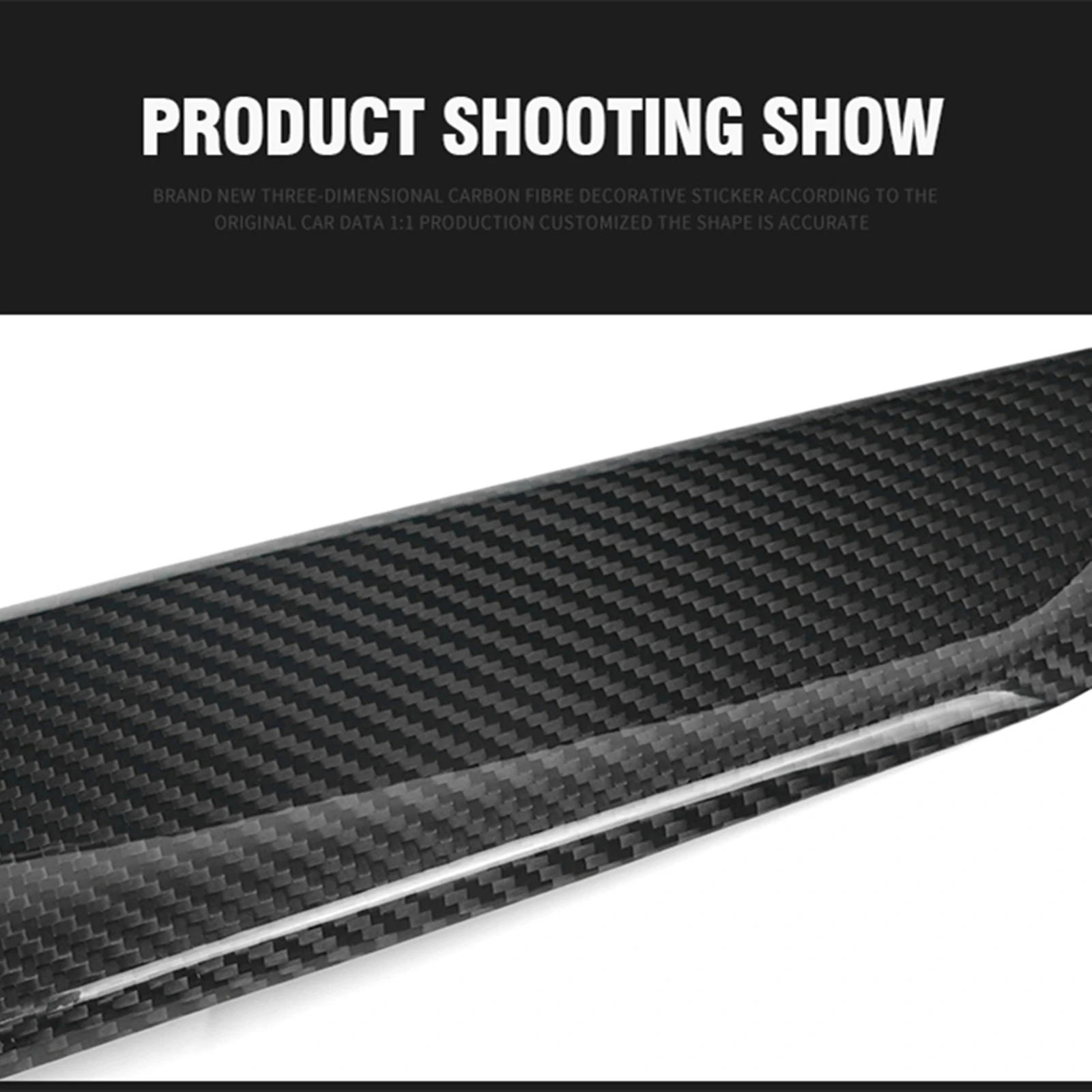 For BMW F20 F21 F22 F23 2017-2019 Carbon Fiber Interior Dashboard Air Vent Outlet A/C Conditioning Panel Cover Trim