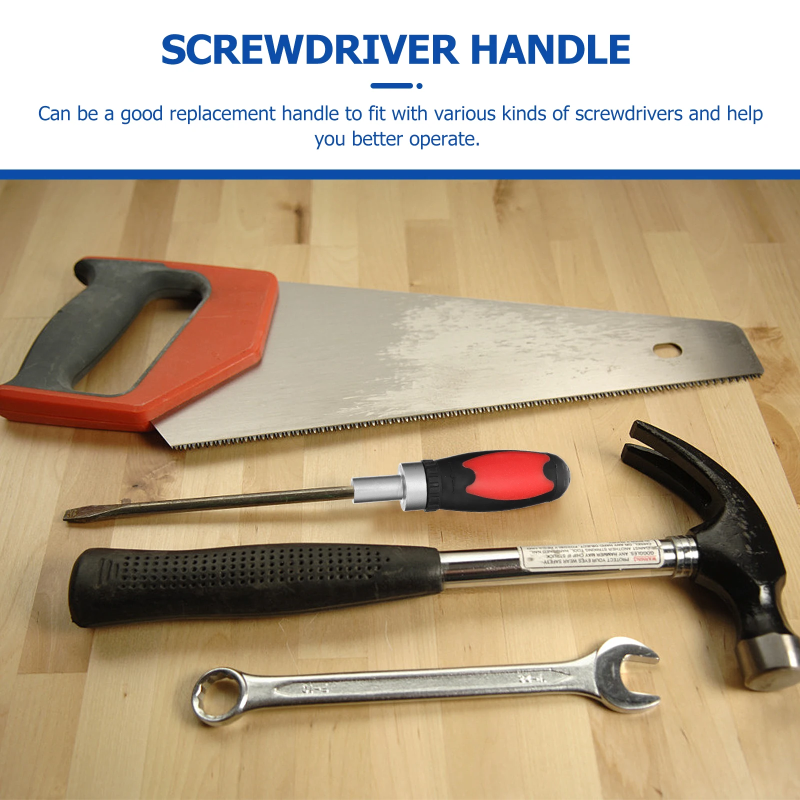 

Screwdriver Tool Home Fixing Tools Handle Repairing Durable Handles Iron Replaceable Ergonomic