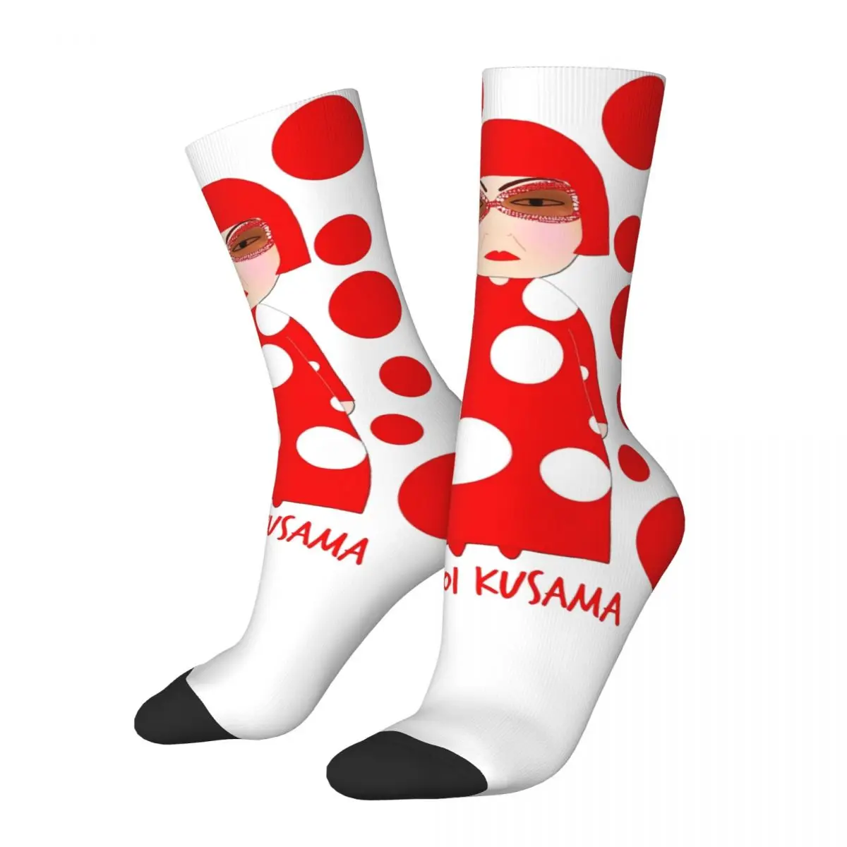 

Autumn Winter Retro Unisex Yayoi Kusama Socks Breathable Sports Socks