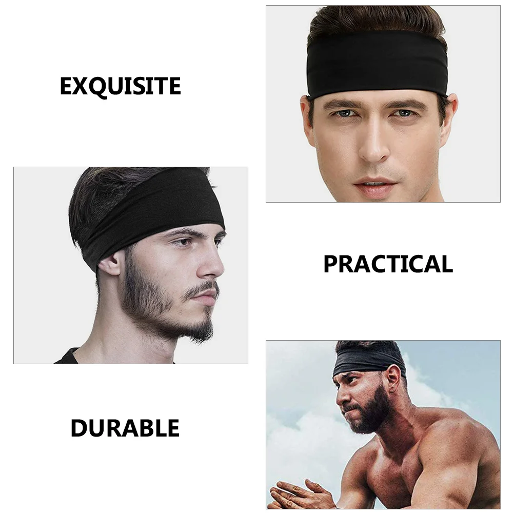 

Sports Headband Sweat Bands for Men Red Bandana Outdoor Fitness Nurse Elastic Design Absorb Sweat Long Time Use