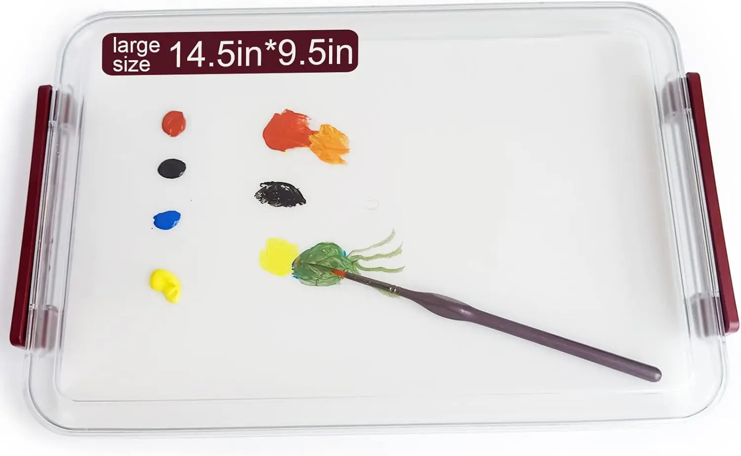 

9.5x14.5x1.6 inches Wet Palette for Miniature Models - Wet pallete for Acrylic Painting Wet pallets for Painting Miniatu