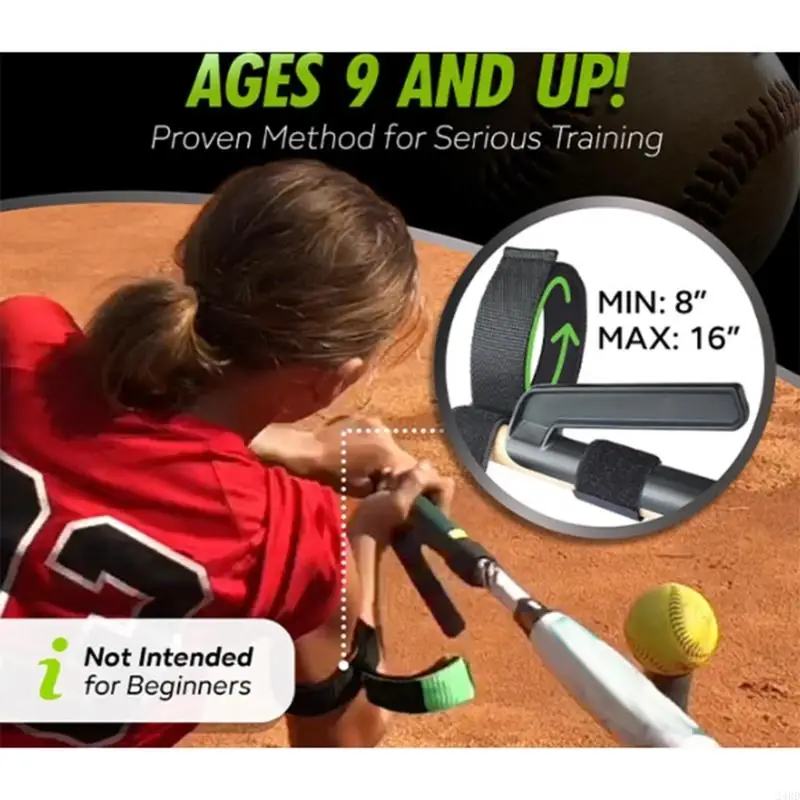 Baseball Swing Trainer Bands Softball Hitting Resistance Bands Batting Training Equipment for Improving Arm Strength 24BD