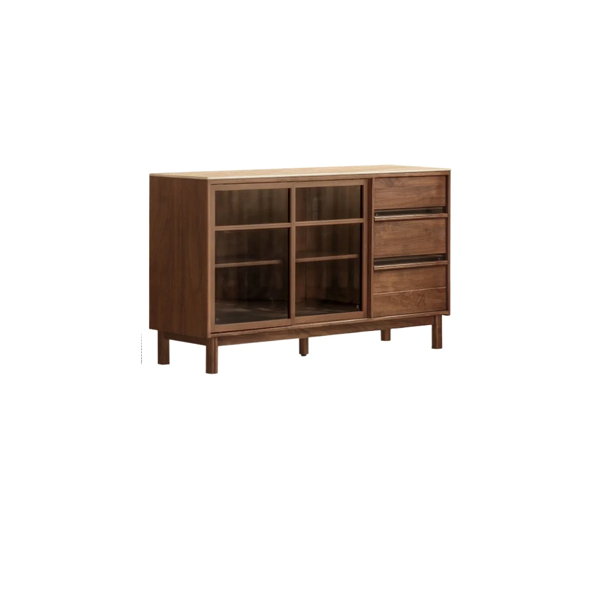 LMMM solid wood dining side cabinet restaurant slate household storage locker