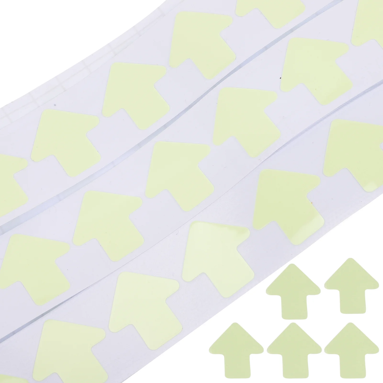100 stks Nachtwaarschuwing Tape Glow In The Dark Fluorescerende Marker Voor Bouw Landmeetkunde Gazon Kabel Pijp Identificatie Party