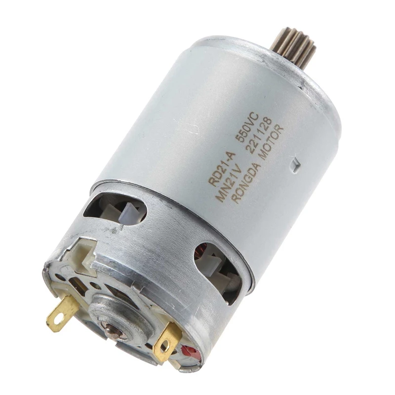 RS550 DC Motor 8.2Mm 14 Teeth Gear Mini Motor 21V 29800RPM Electric Saw Motor For Reciprocating Rechargeable Hand Saw