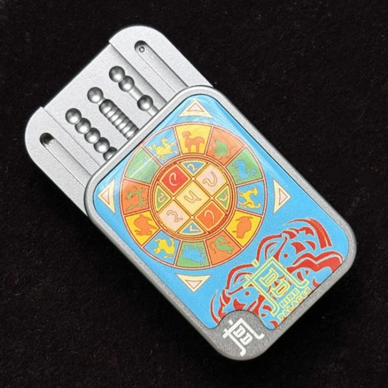 

Механический фиджет-слайдер: металлическая магнитная карта-роллер, тактильная монета, EDC-игрушка для снятия стресса, сенсорная антистресс-игрушка