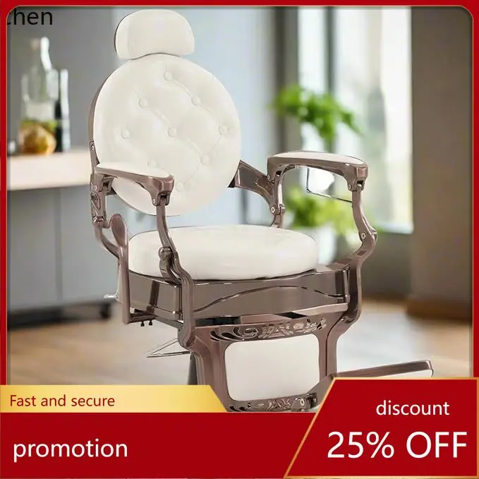 

YFY Hairdressing Pink Retro Barber Multi-purpose Hydraulic Inclined Salon Beauty Spa Grooming