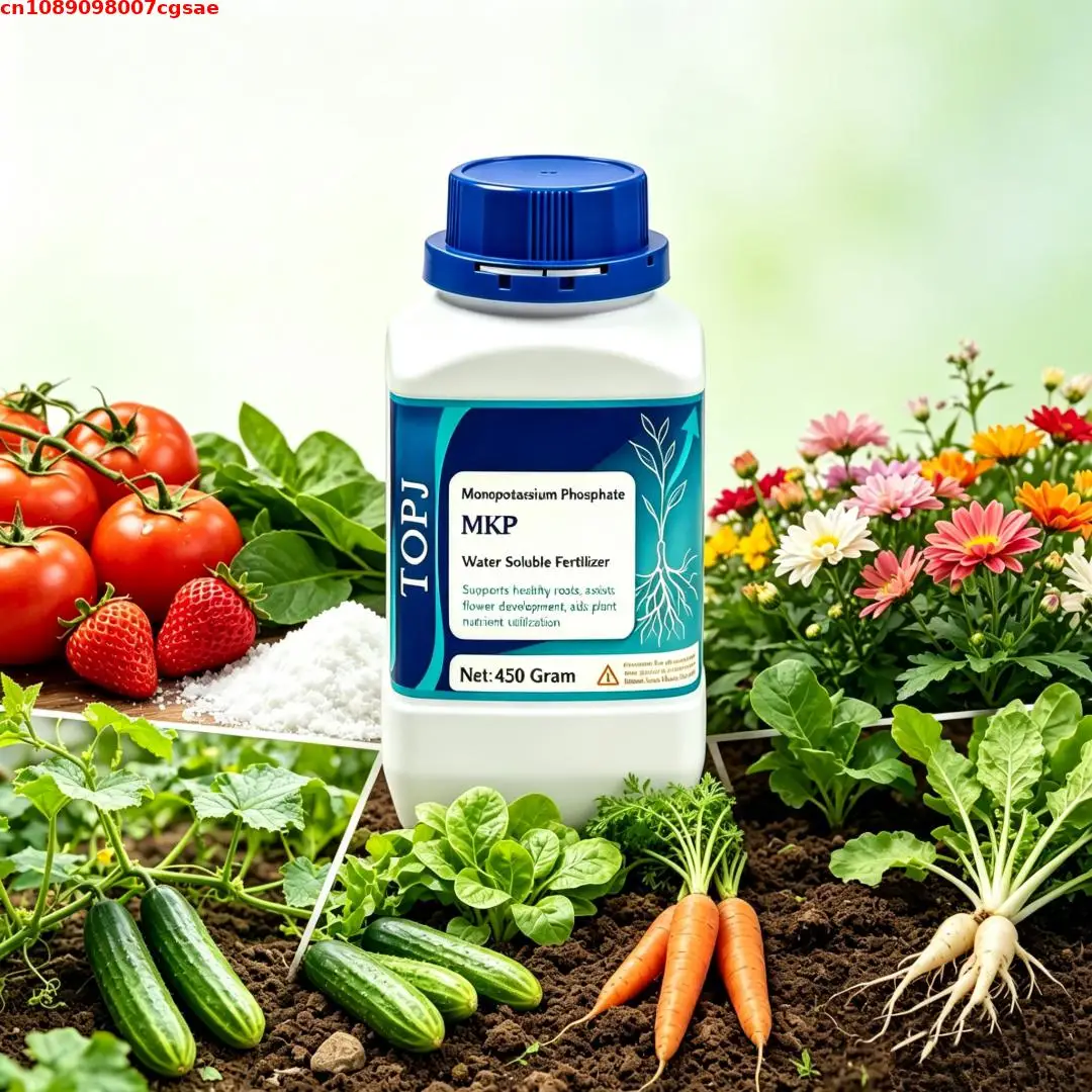 MKP Monokaliumphosphat, wasserlöslicher Phosphor-Kalium-Nährstoff für Topfpflanzen, Obst, Gemüse und den Hausgarten. – Detail 2