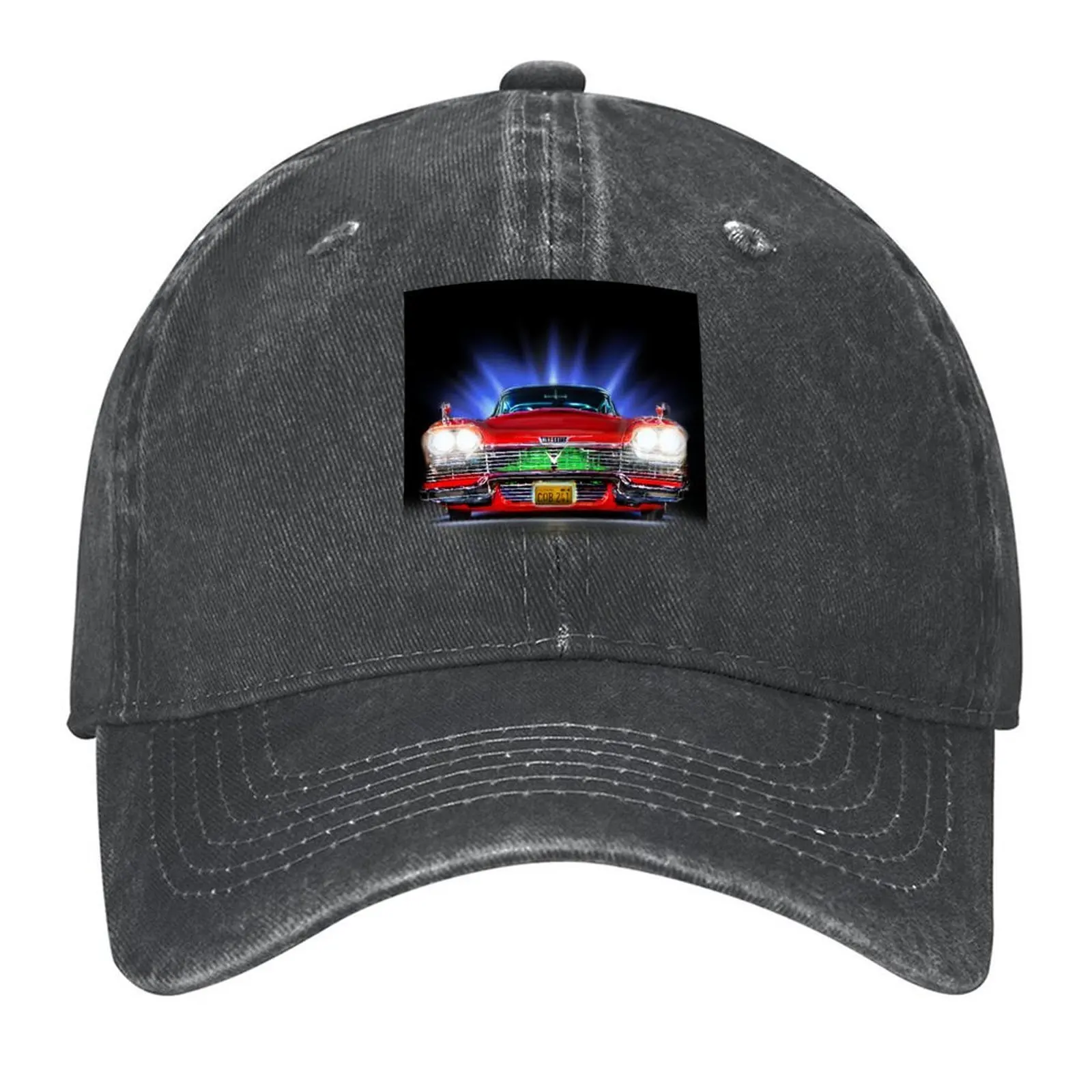 

Christine Plymouth Fury (faded background) - Classic Horror Movie Inspired Baseball Cap luxury woman cap |-F-| Woman Men's
