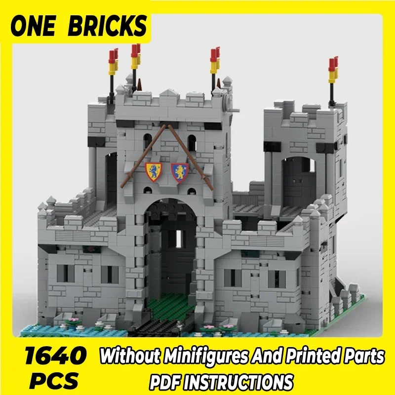 Moc-bloques de construcción de fortaleza para niños, modelo de Castillo Emperador, ladrillos técnicos, montaje de bricolaje, juguetes de construcción para niños, regalos de vacaciones