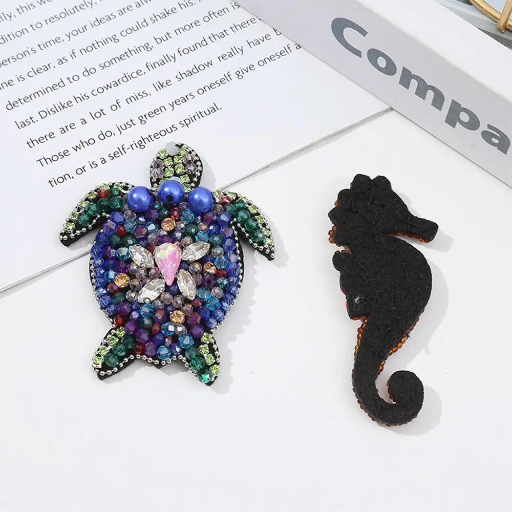 3D Marine Animal Patches Seahorse Crab Cartoon Patches Handmade Starfish DIY Sewing Accessories For DIY Craft & Cloth Decoration