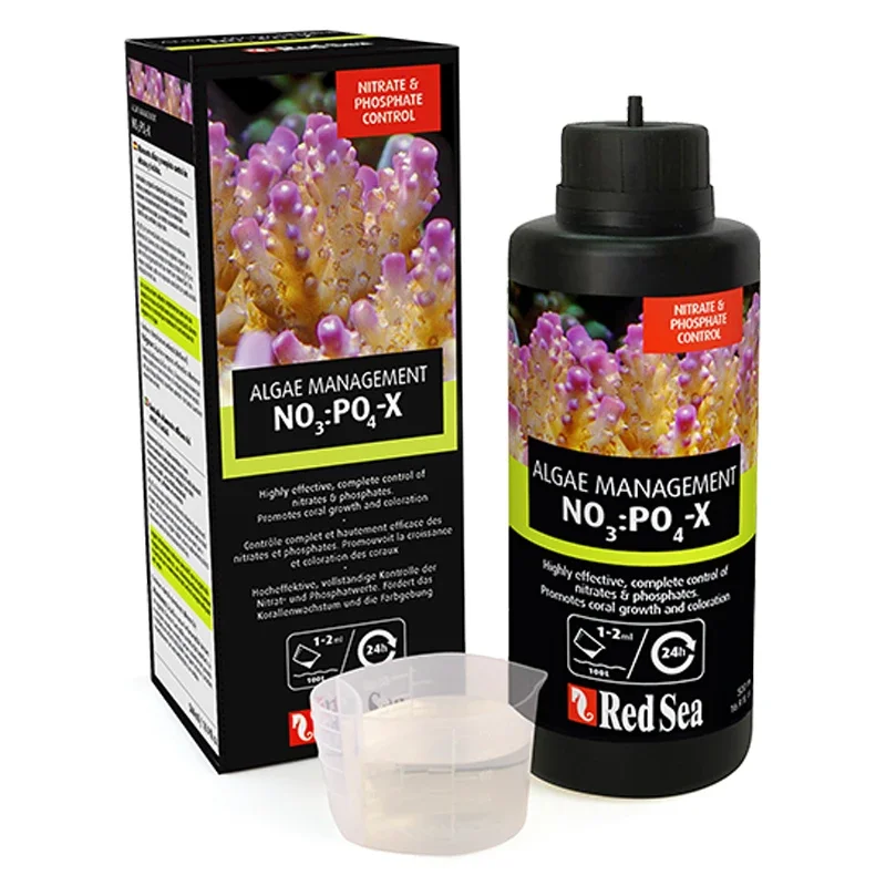 Nitrato biológico do Mar Vermelho para a remoção das algas e a purificação da água, NO3, PO4-X, NOPOX