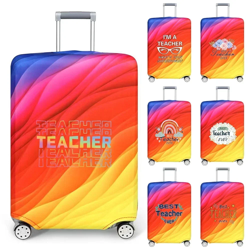 Thick Elastic Luggage Protective Cover Teacher Series Suit for 18-32 Inch Suitcase Covers Trolley Cover Travel Accessories