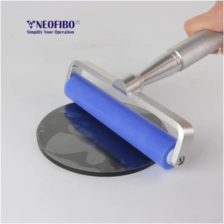 Neofibo FPR-6 6 inch Film Pasting Roller plastic handle sticky silicone paint rubber roller Manual Cleaner Tool Roller