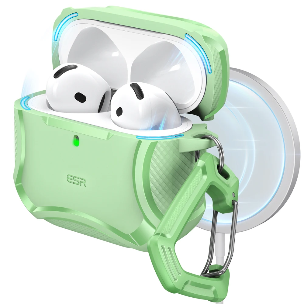 ESR voor AirPods 5/4 hoesje (HaloLock) MagSafe oordopjeshoesje voor AirPods Pro 3/AirPods Pro hoesje 2e/1e generatie (2023/2022/2019)