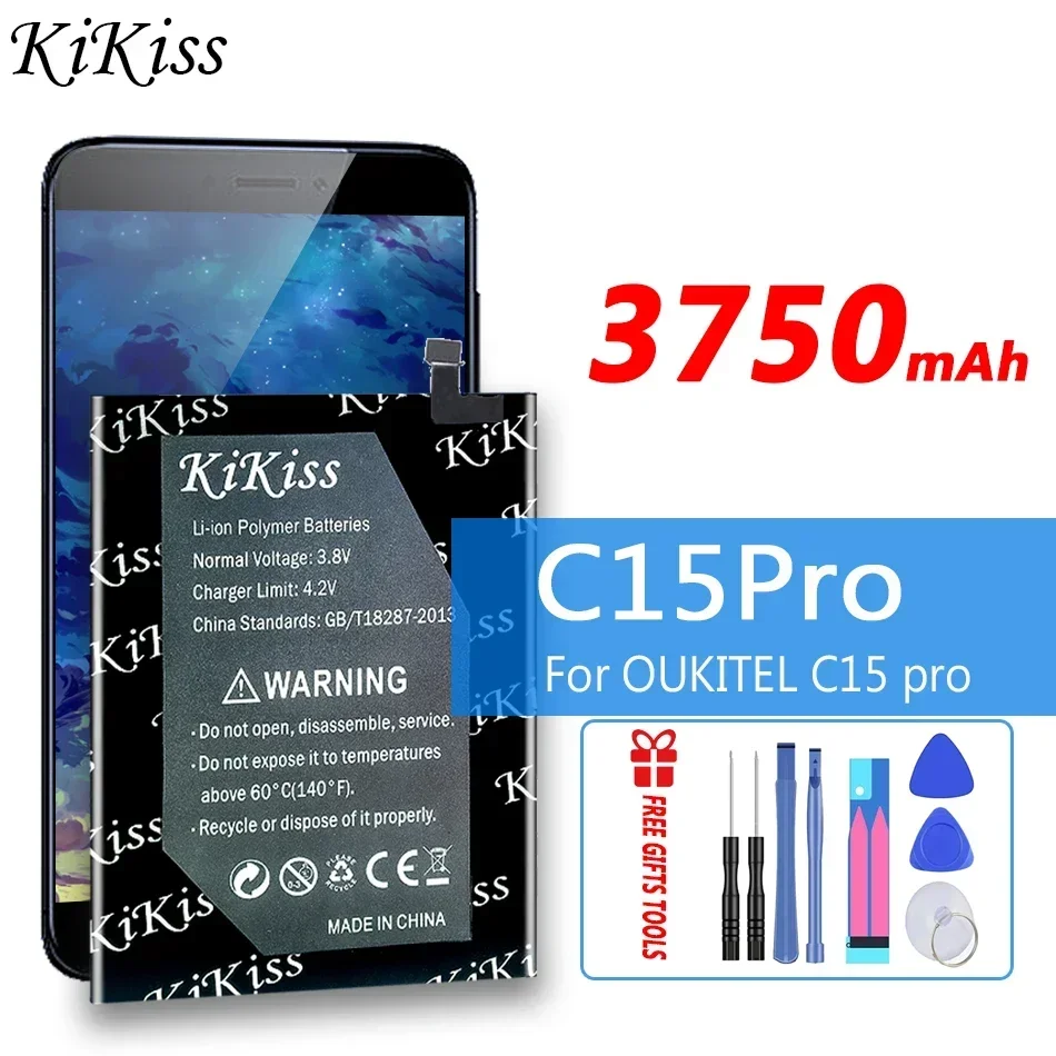 

Аккумуляторная батарея 3750 мАч KiKiss для Oukitel C15 Pro C15Pro мобильный телефон