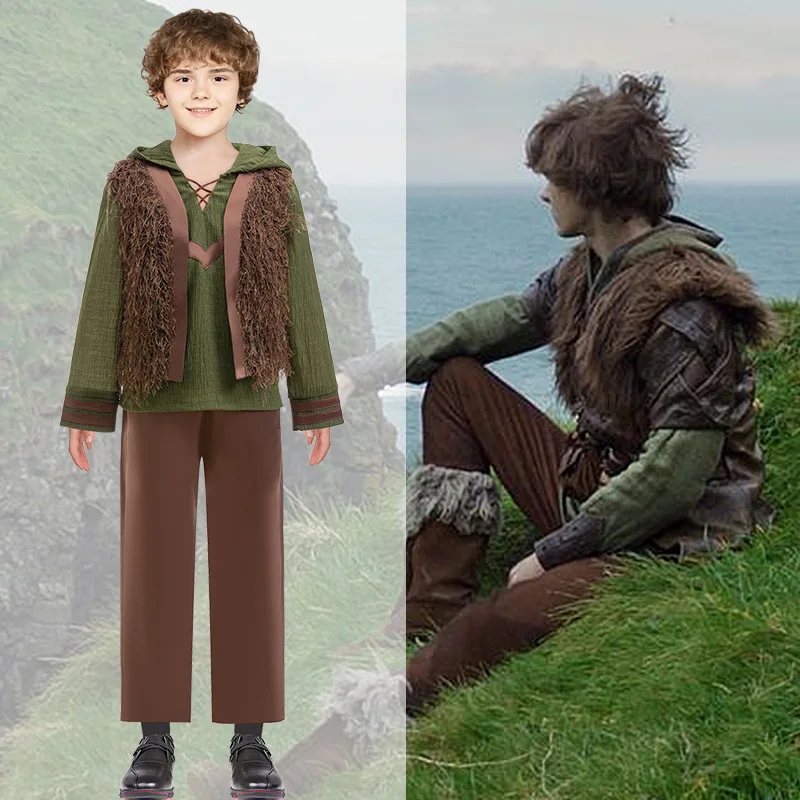 Adults Children Cartoon Movie Train Your Dragon Hiccup Astrid Cosplay Halloween Costumes Role Play Set for Party Carnival Stage