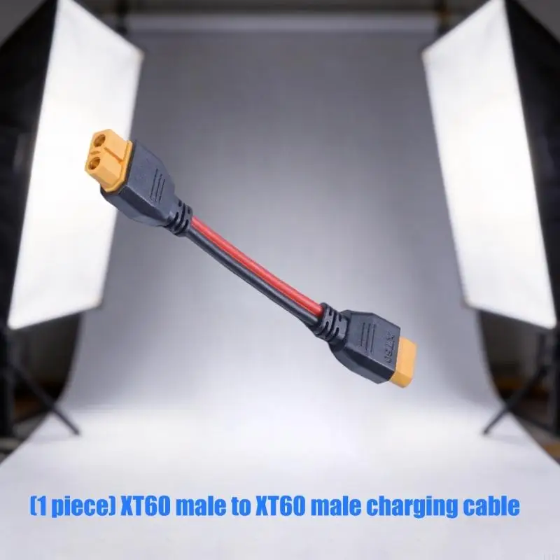 E1PF 60 Charging Extension Wire, 60 Female to Female Power Cable for Remote Battery Hookup and Compactly Benches Testing Use