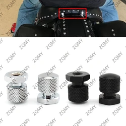 2pcs Aluminum Motorcycle Solo Seat Nuts Seat Mounting Nuts 1/4