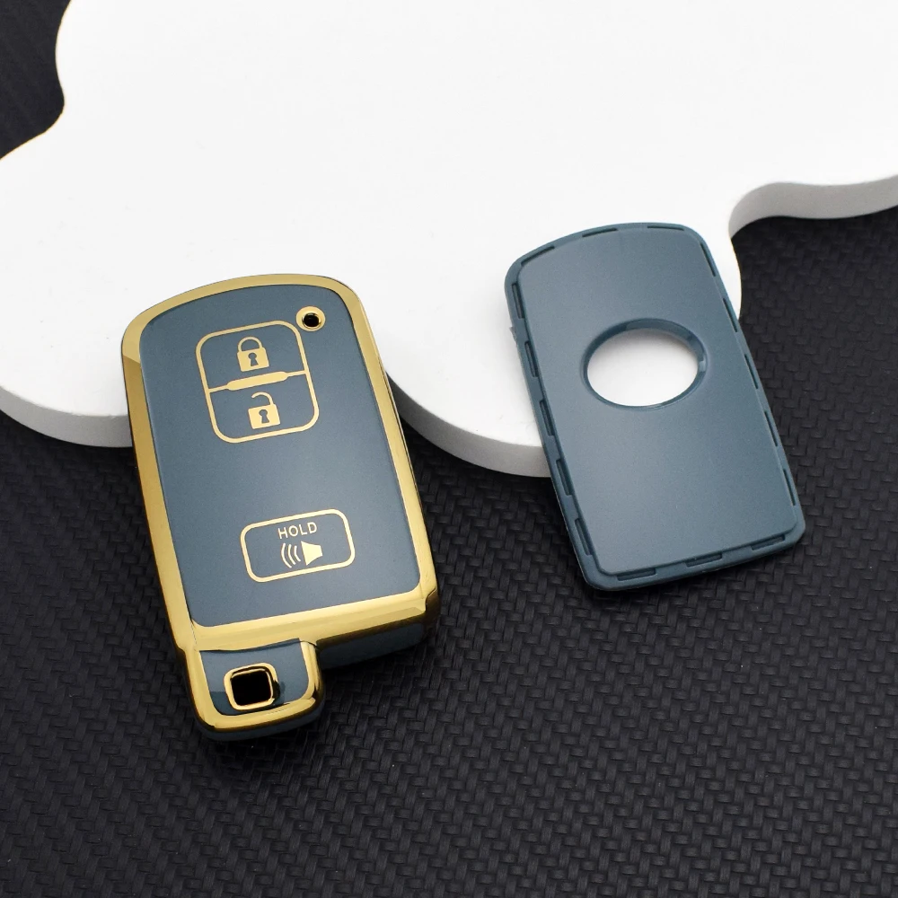 2/3/4 Buttons Anti-Scratch TPU Key Fob Cover for Toyota Camry RAV4 2012-2018 Key Holder Fit For Auris Hybrid Avalon Yaris Verso view 5