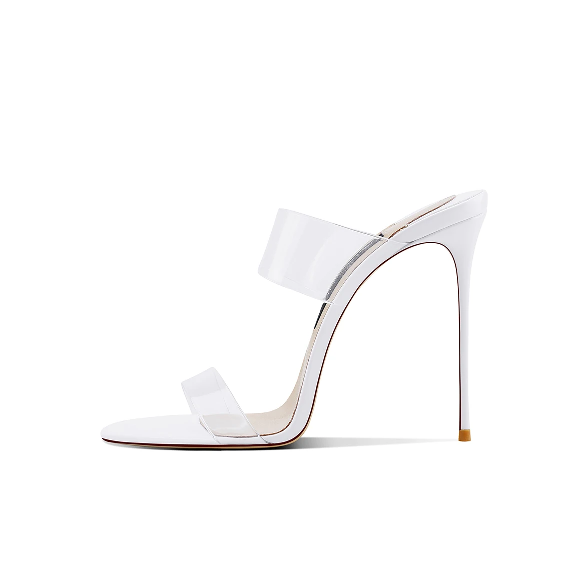 Pink Summer New Fashionable Open Toed Sandals High Heels Women's Fine Heels Sharp Pointed Design Sensation Cool Slippers image 3