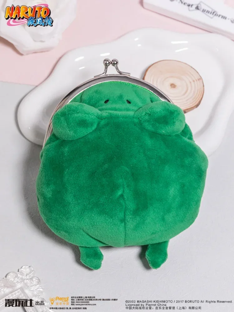 Original 16cm naruto uzumaki naruto dos desenhos animados anime periféricos moeda bolsa curta pelúcia boneca portátil saco de embreagem brinquedos presente