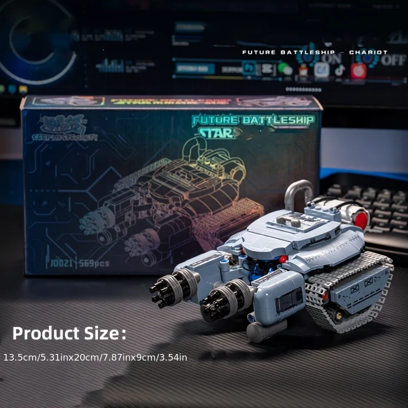 MOC Technische Starcraftes Vechter Siege Tank Gepantserde Robot Model Bouwstenen War Machine Montage Bricks Speelgoed Kinderen Geschenken