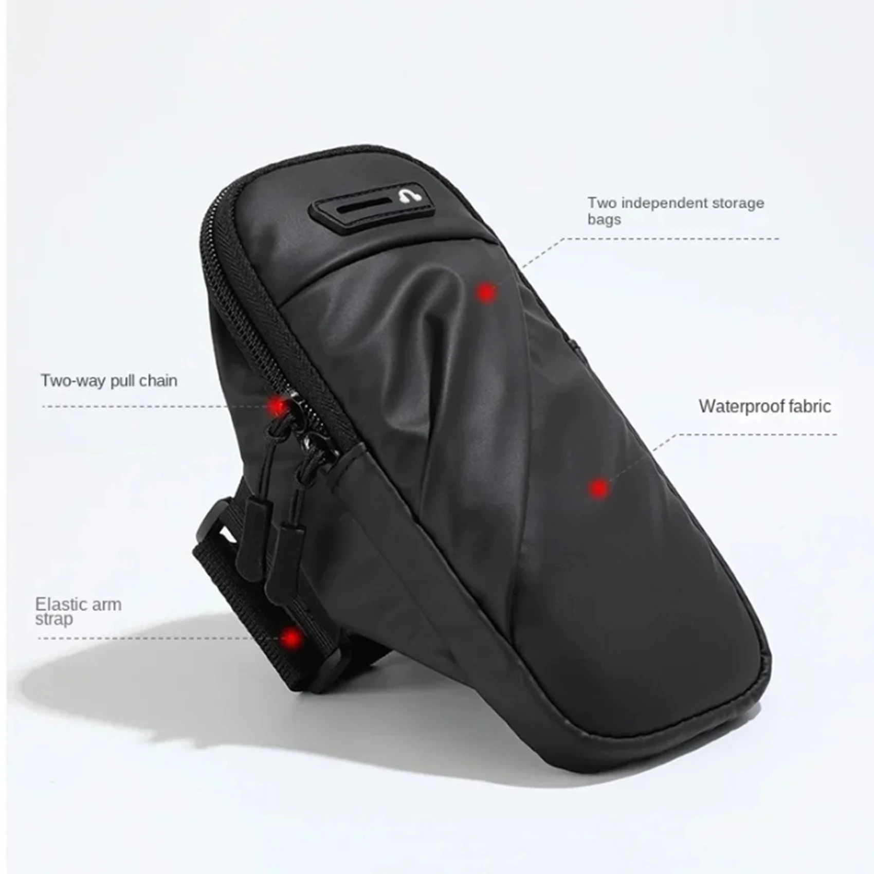 Women Men Casual Sports Armbands Waterproof Running Arm Band Bag Outdoor Cycling Mobile Phone Case view 2