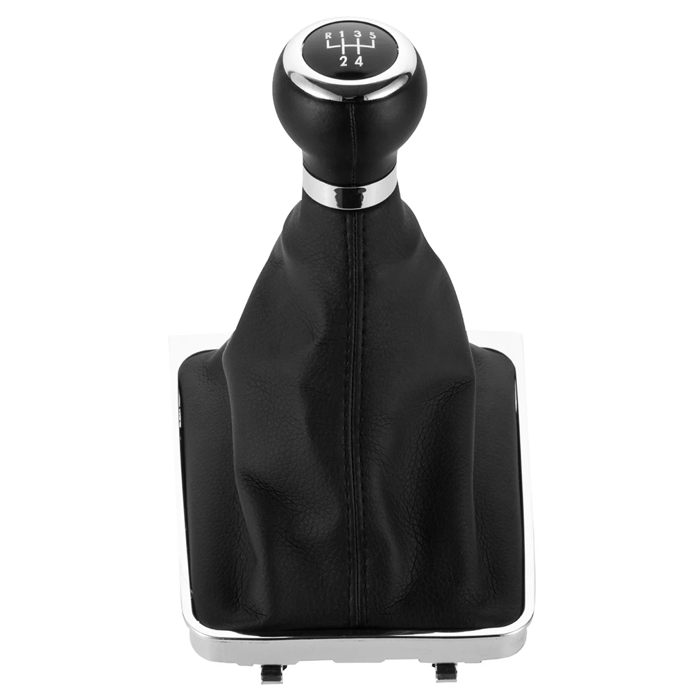 5 6 Speed Gear Shift Knob Lever Stick Gaiter Boot Cover for VW Passat B6 B7 2005 2006 2007 2008 2009 2010 2011 Car Accessories