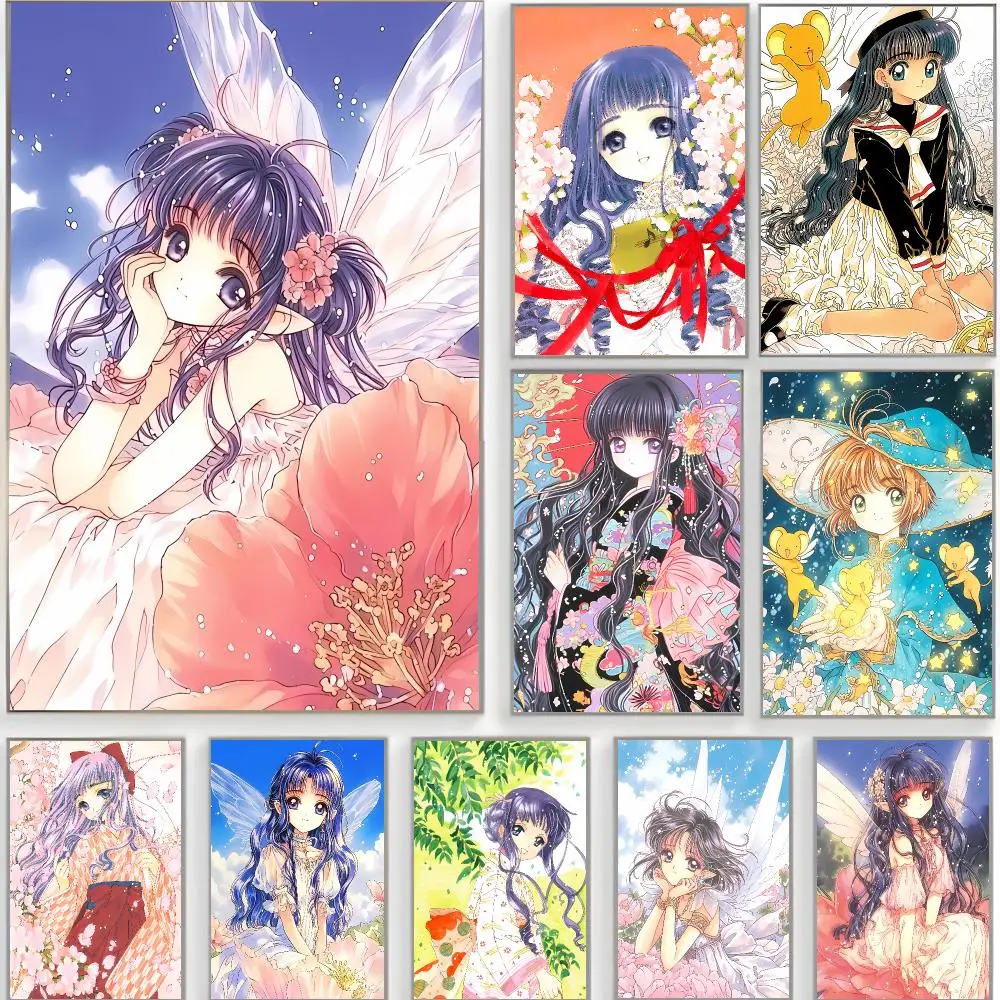 Magical Shojo C-Cardcaptor Sakura Poster Classic Wall Art  Home Decor  Peel and Stick Unframed