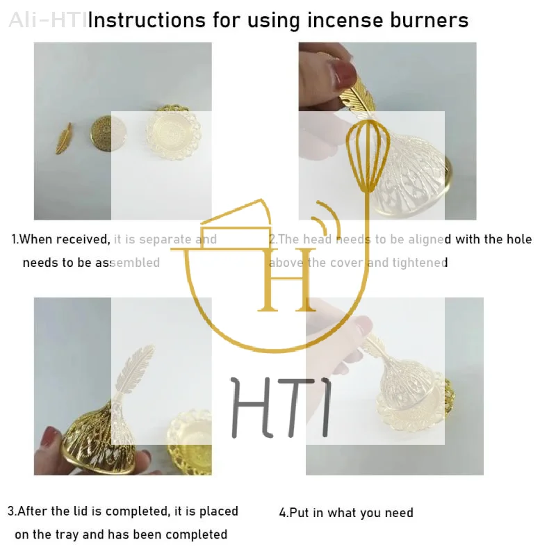 Mini Living Room Aromatherapy Ornament Alloy Aroma And Incense Burner Decorative Censer Home Decoration