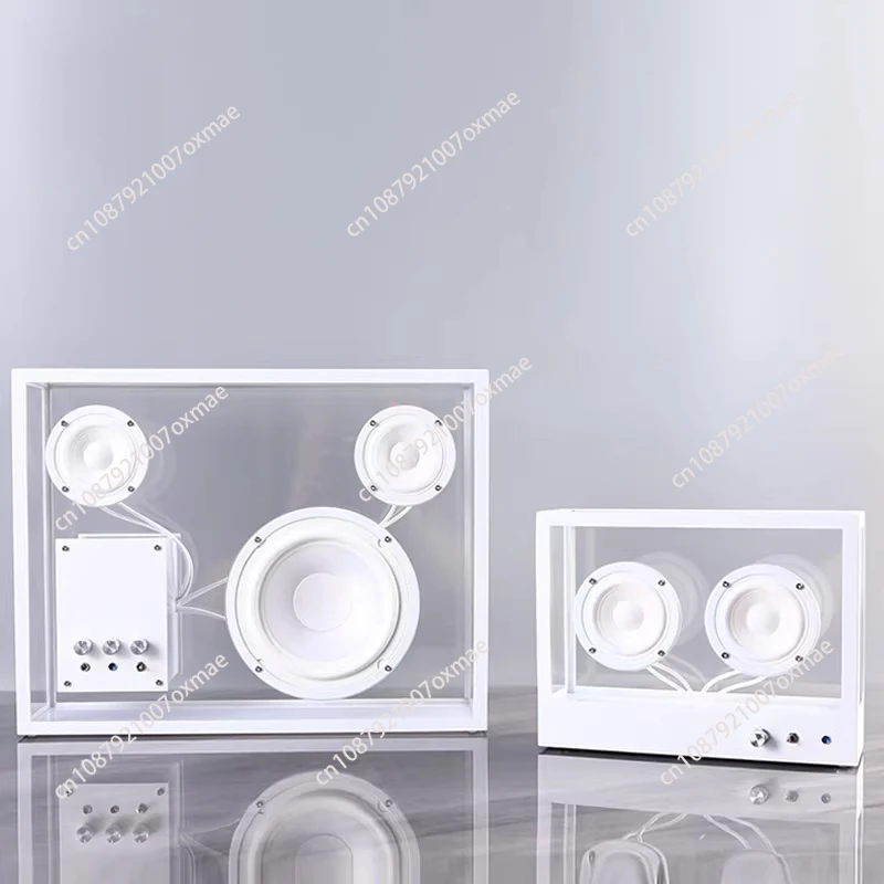 

Transparent audio ornaments Creative birthday gift living room Nordic square acrylic Bluetooth speaker