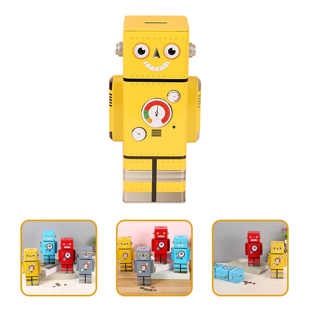 1pc 寝室用ギフトロボットロボット女の子用銀行貯蓄子供コイン子供貯金箱女の子マネー貯金箱銀行