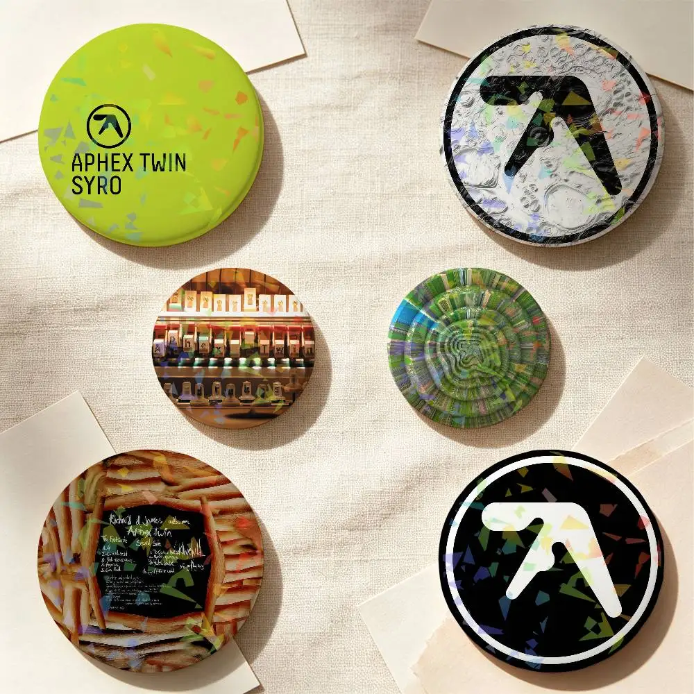 A-Aphex Twin Sinegr Backpack Pin Hat Pin Jacket Accessory Bag Decor Clothing Ornament Fashion Accessory